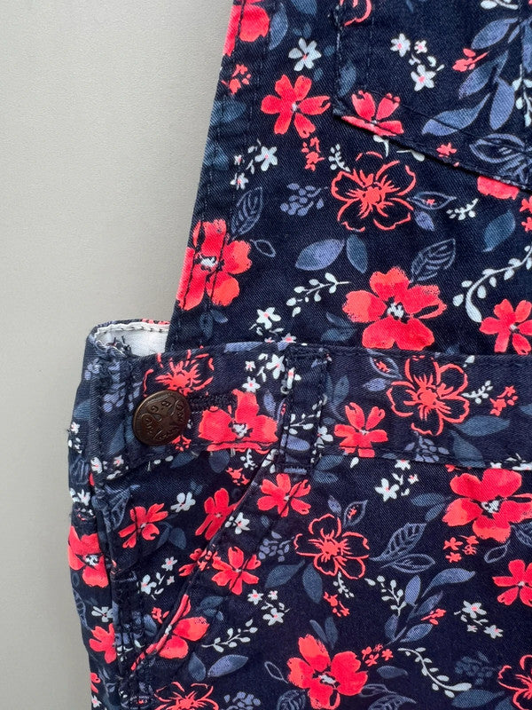 Oshkosh Floral Dungarees 24M