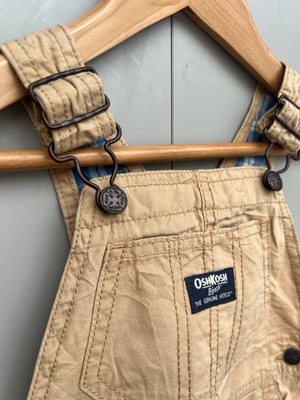 Oshkosh Camel Cargo Dungarees 18M