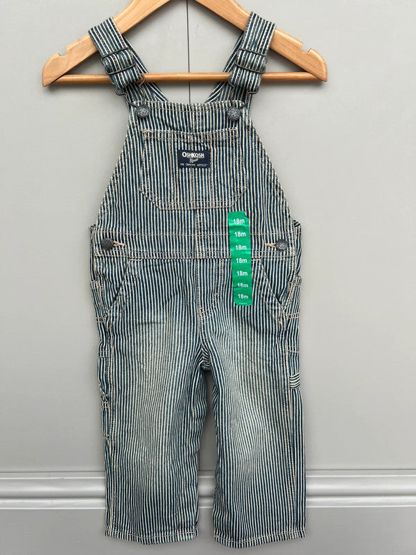 Oshkosh Hickory Dungarees 18M