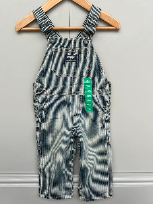Oshkosh Hickory Dungarees 18M