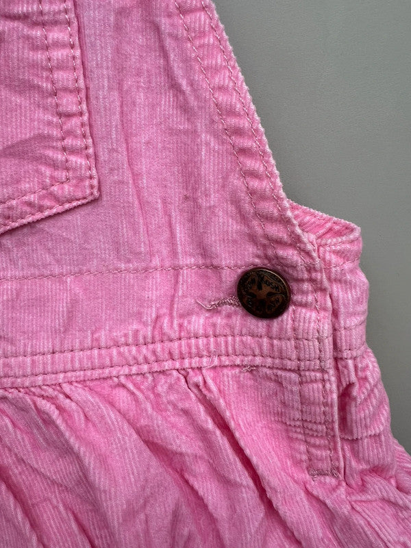 Oshkosh Corduroy Ruffle Pink Dress 3T