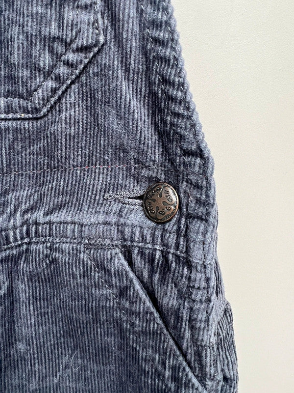 Oshkosh Grey Corduroy Dungarees 18M
