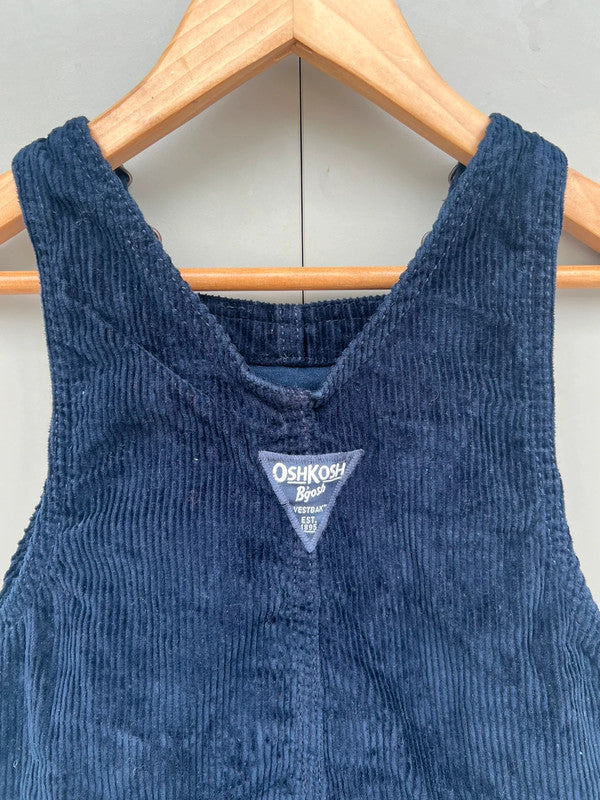 Oshkosh Navy Corduroy Dungarees 24M