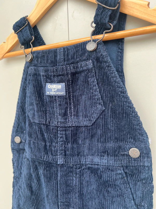 Oshkosh Navy Corduroy Dungarees 24M