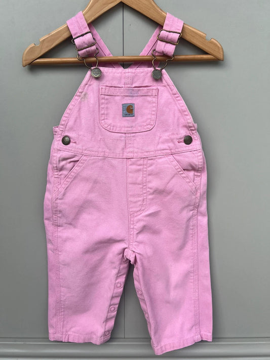 Carhartt Pink Dungarees 9M