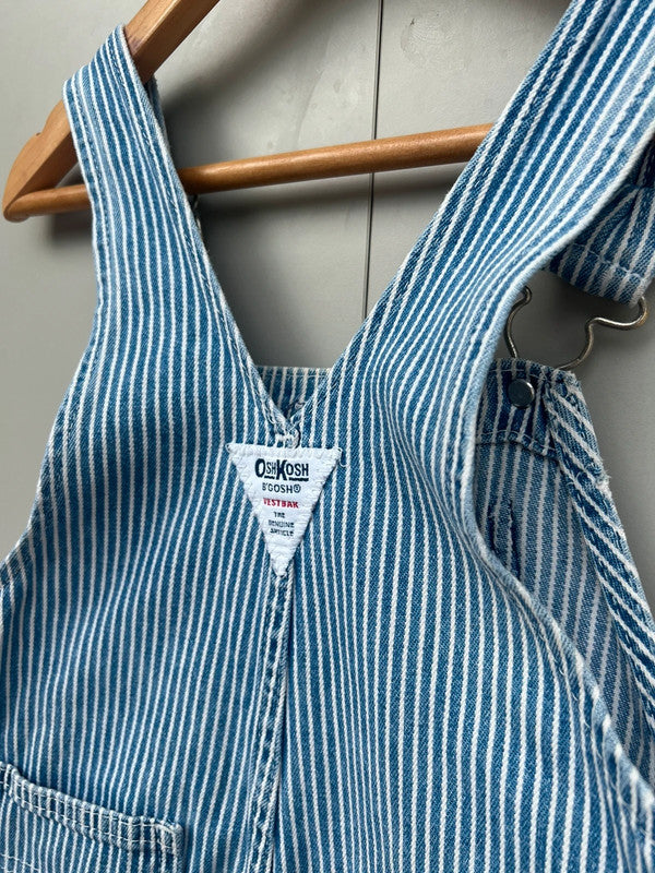 Oshkosh Vintage Hickory Blue Dungarees 18M