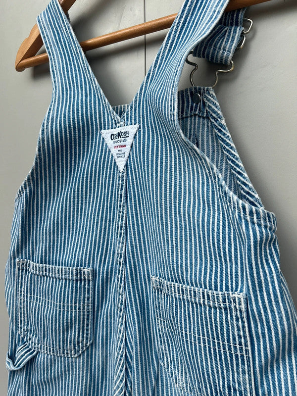Oshkosh Vintage Hickory Blue Dungarees 18M