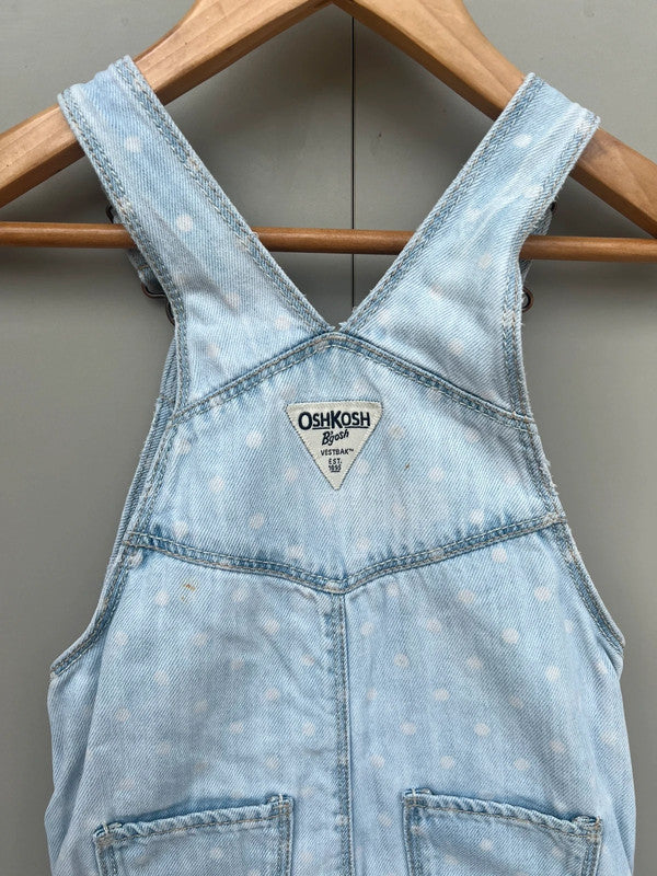 Oshkosh Polka Dot Dungarees 2T