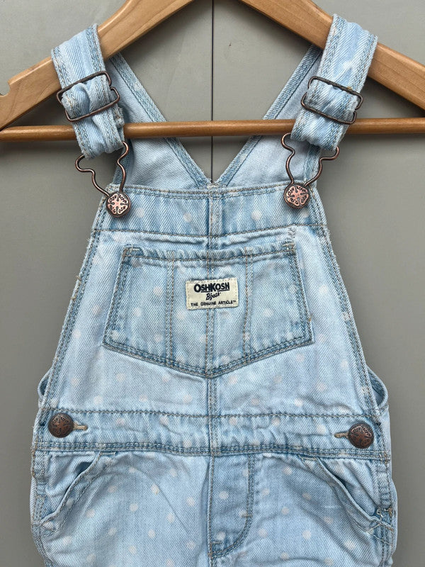 Oshkosh Polka Dot Dungarees 2T
