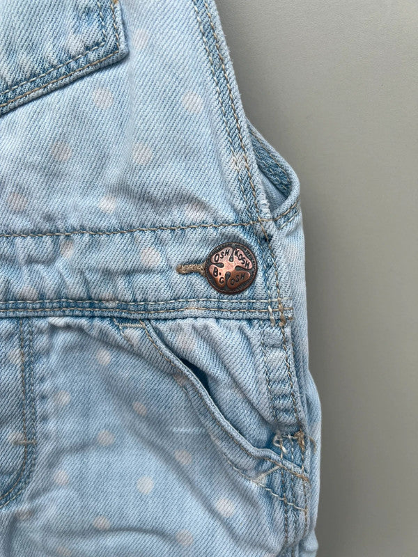 Oshkosh Polka Dot Dungarees 2T