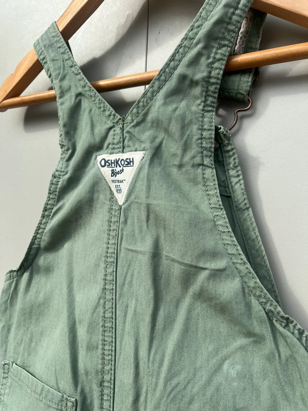 Oshkosh Khaki Dungarees 2T