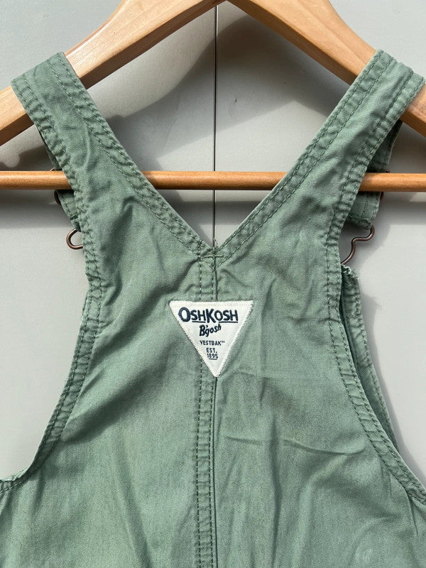 Oshkosh Khaki Dungarees 2T