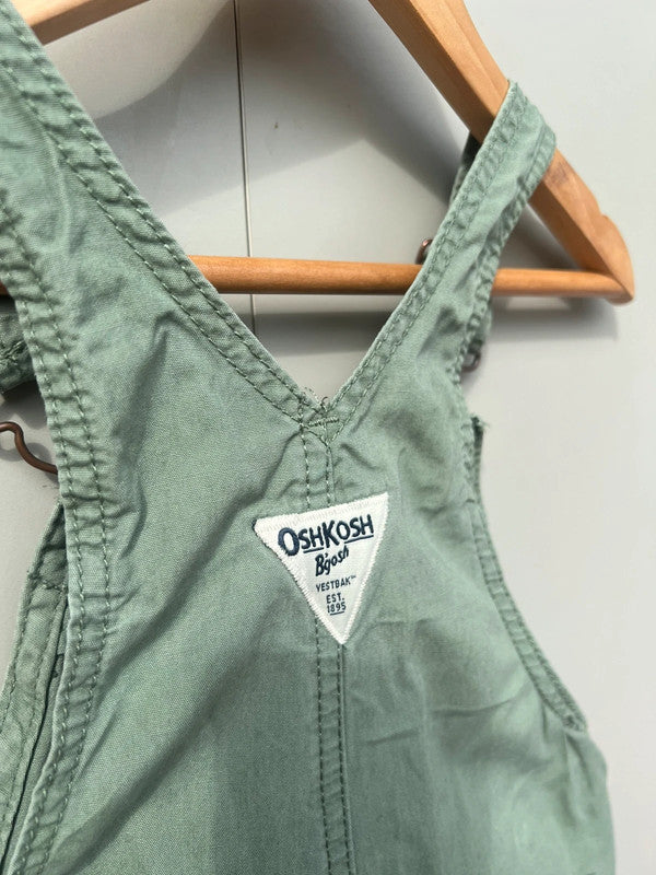 Oshkosh Khaki Dungarees 2T