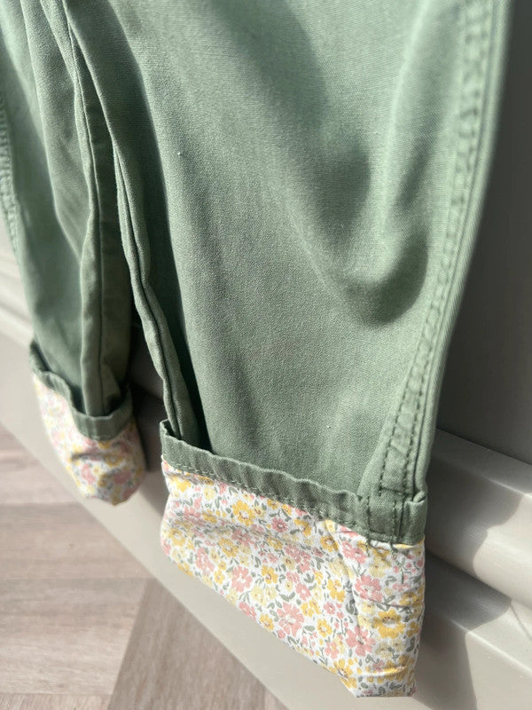 Oshkosh Khaki Dungarees 2T