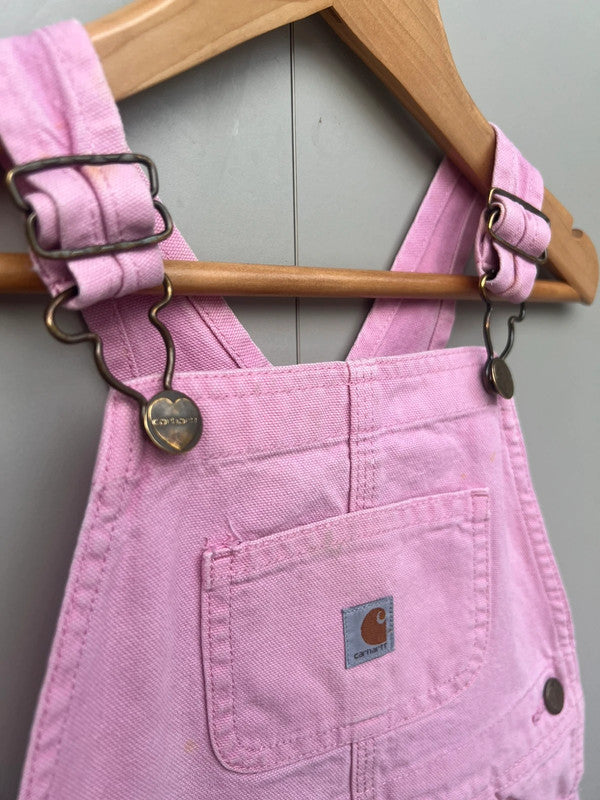 Carhartt Pink Dungarees 4T