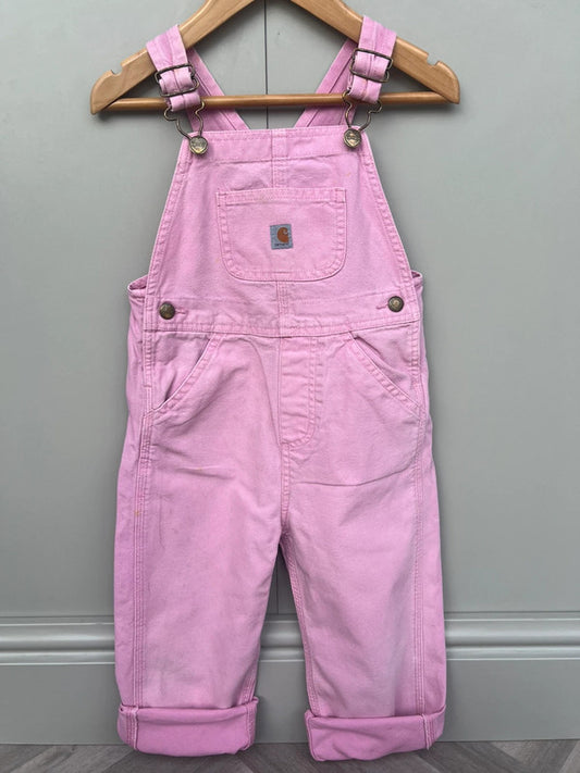 Carhartt Pink Dungarees 4T