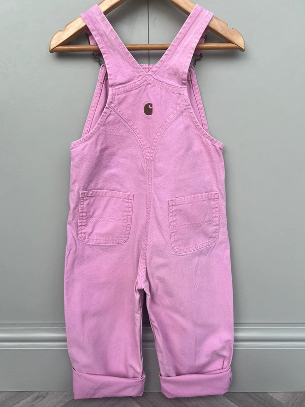 Carhartt Pink Dungarees 4T
