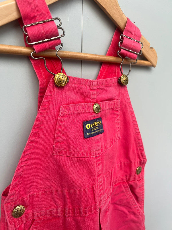 Oshkosh Vintage Red Dungarees 3T