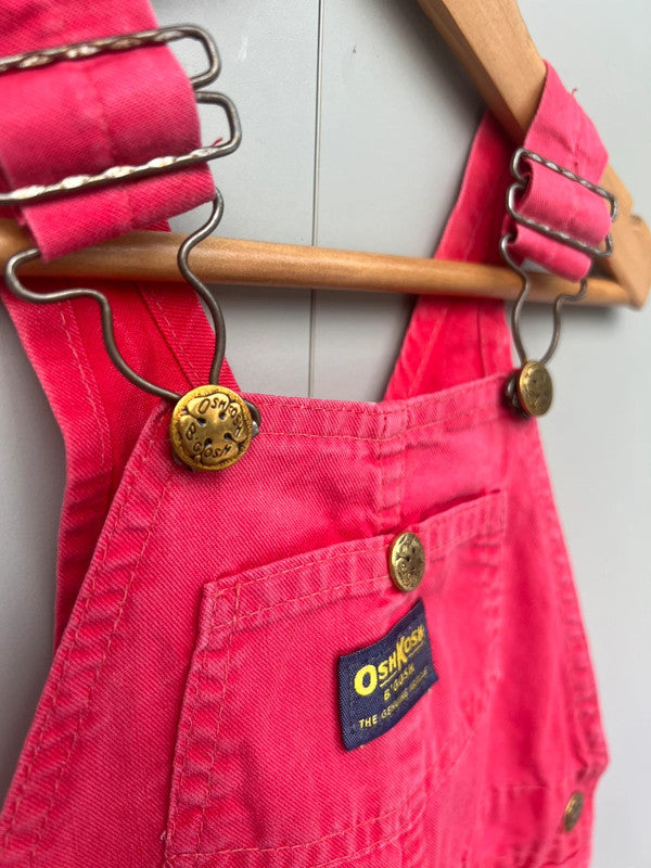 Oshkosh Vintage Red Dungarees 3T