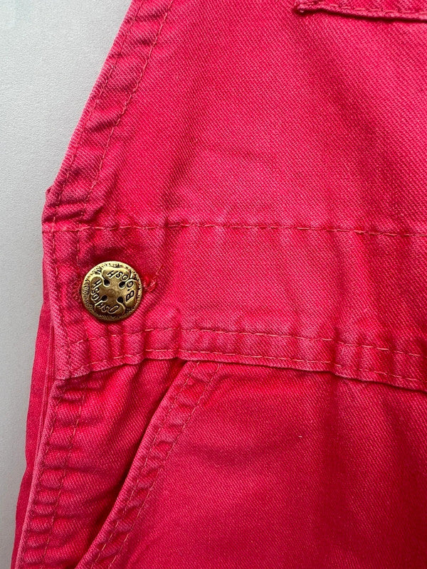 Oshkosh Vintage Red Dungarees 3T