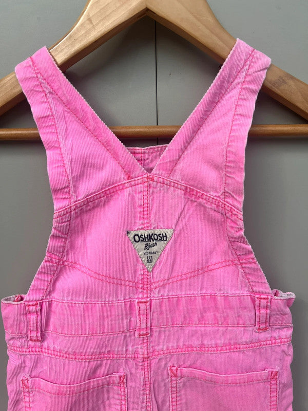 Oshkosh Corduroy Pink Dungarees 18M