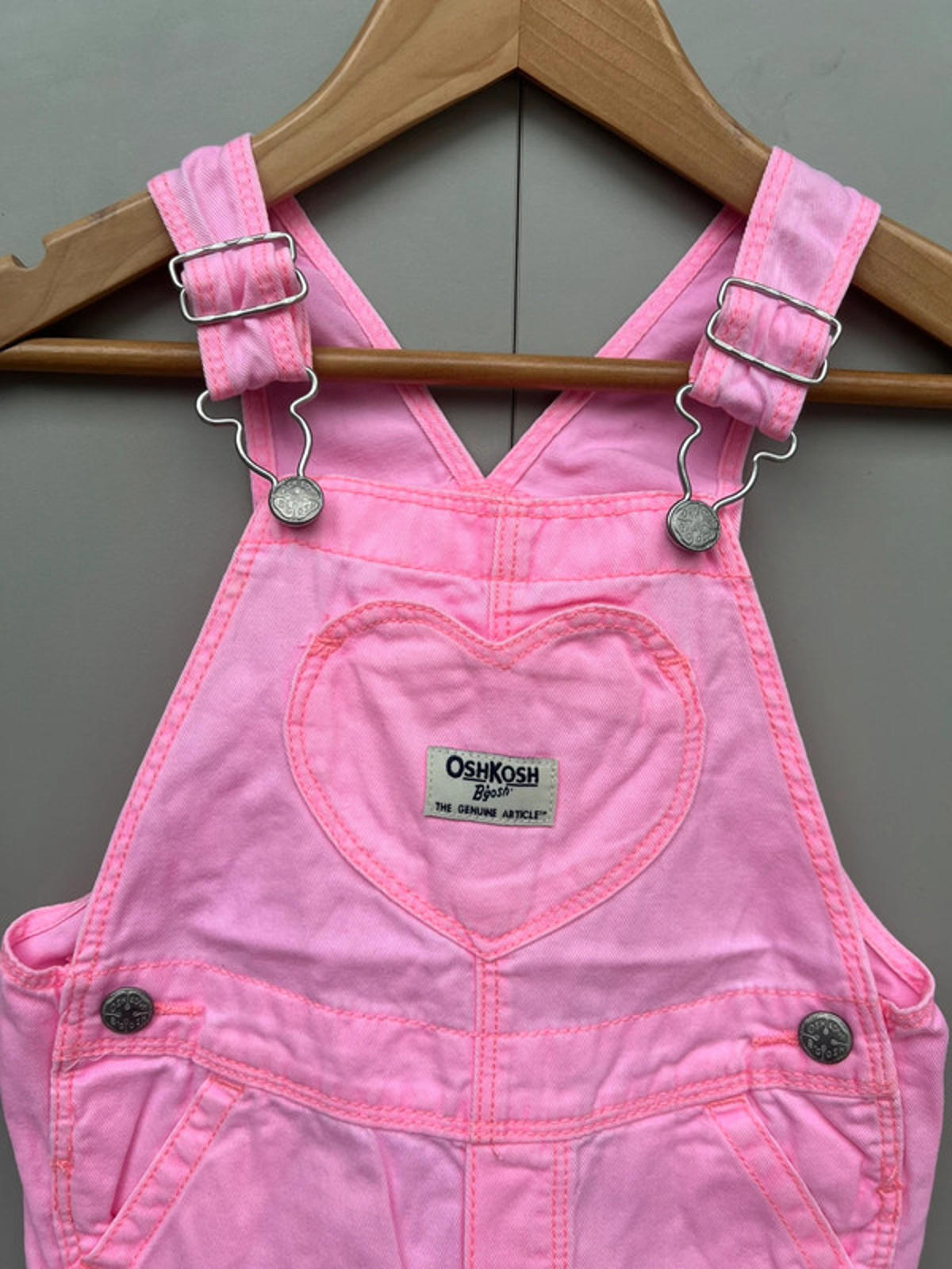 Oshkosh Hot Pink Shortalls 18M