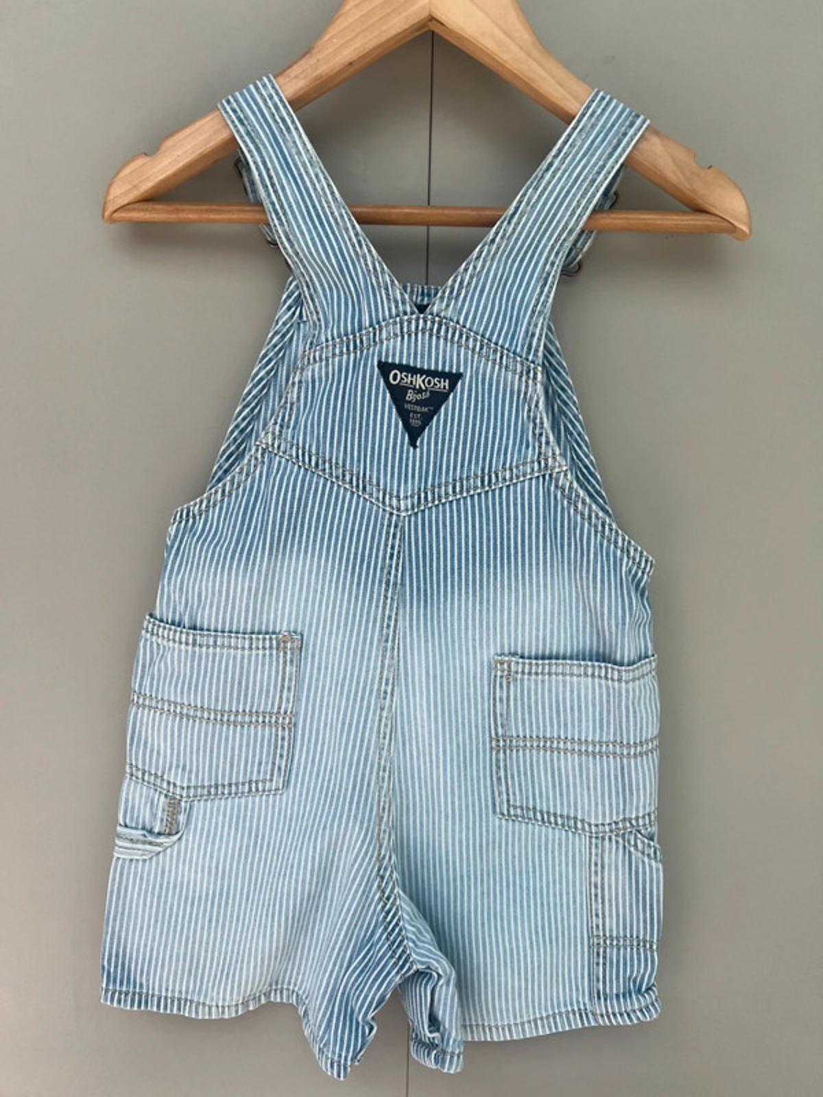 Oshkosh Hickory Shortalls 24M