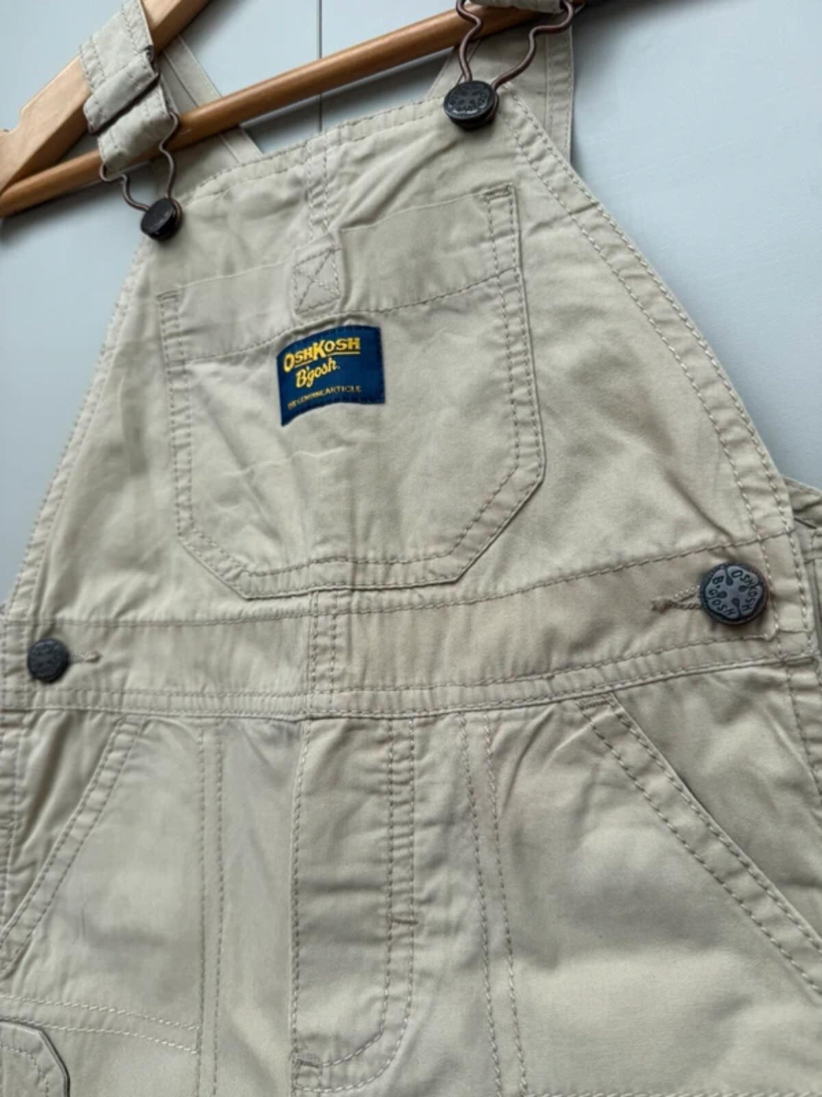 Oshkosh Cargo Sand Shortall Dungarees 24M