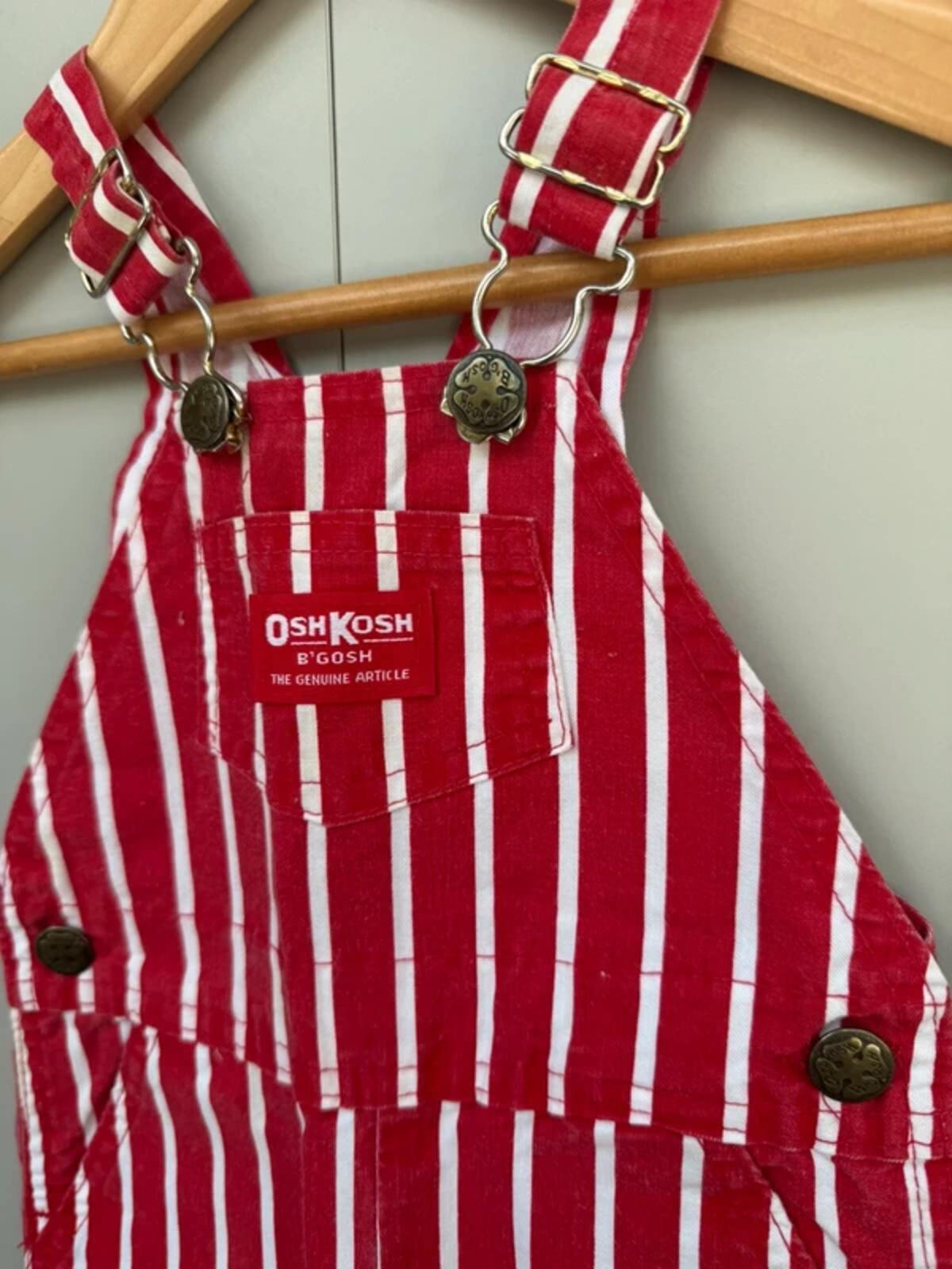 Oshkosh 80s Vintage Shortall Dungarees 12M