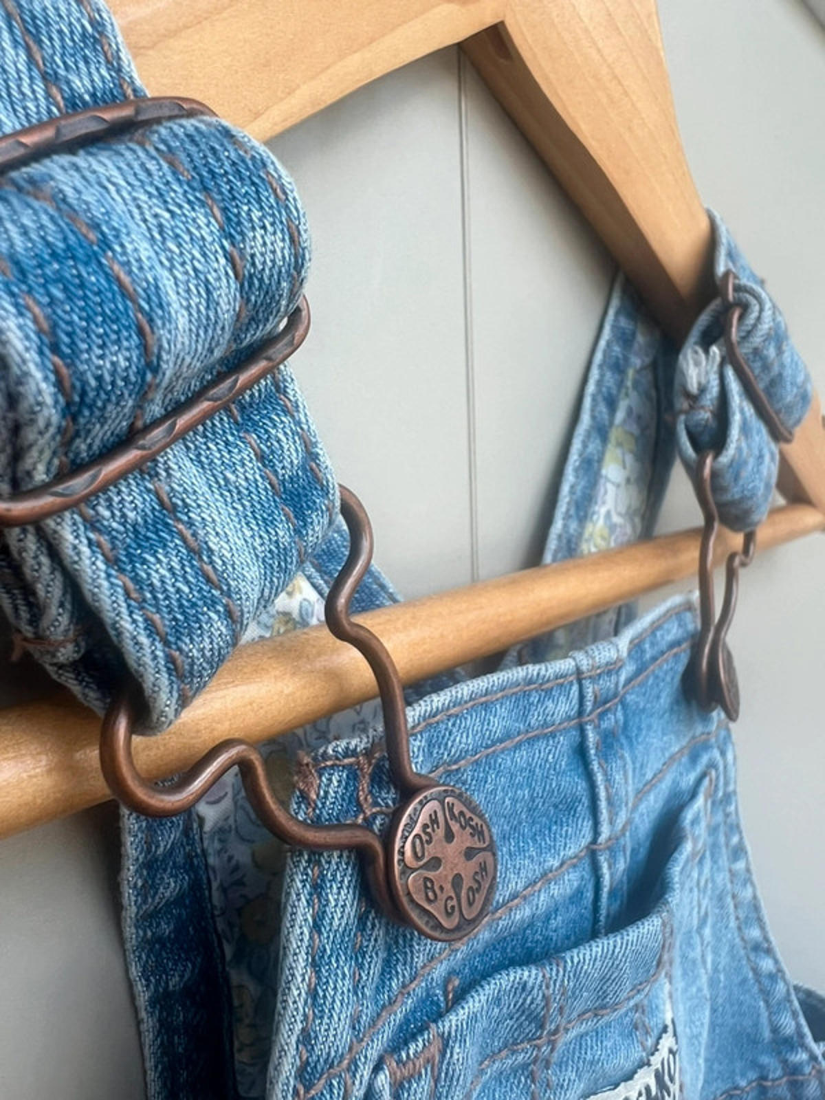 Oshkosh Floral Dungarees 3M