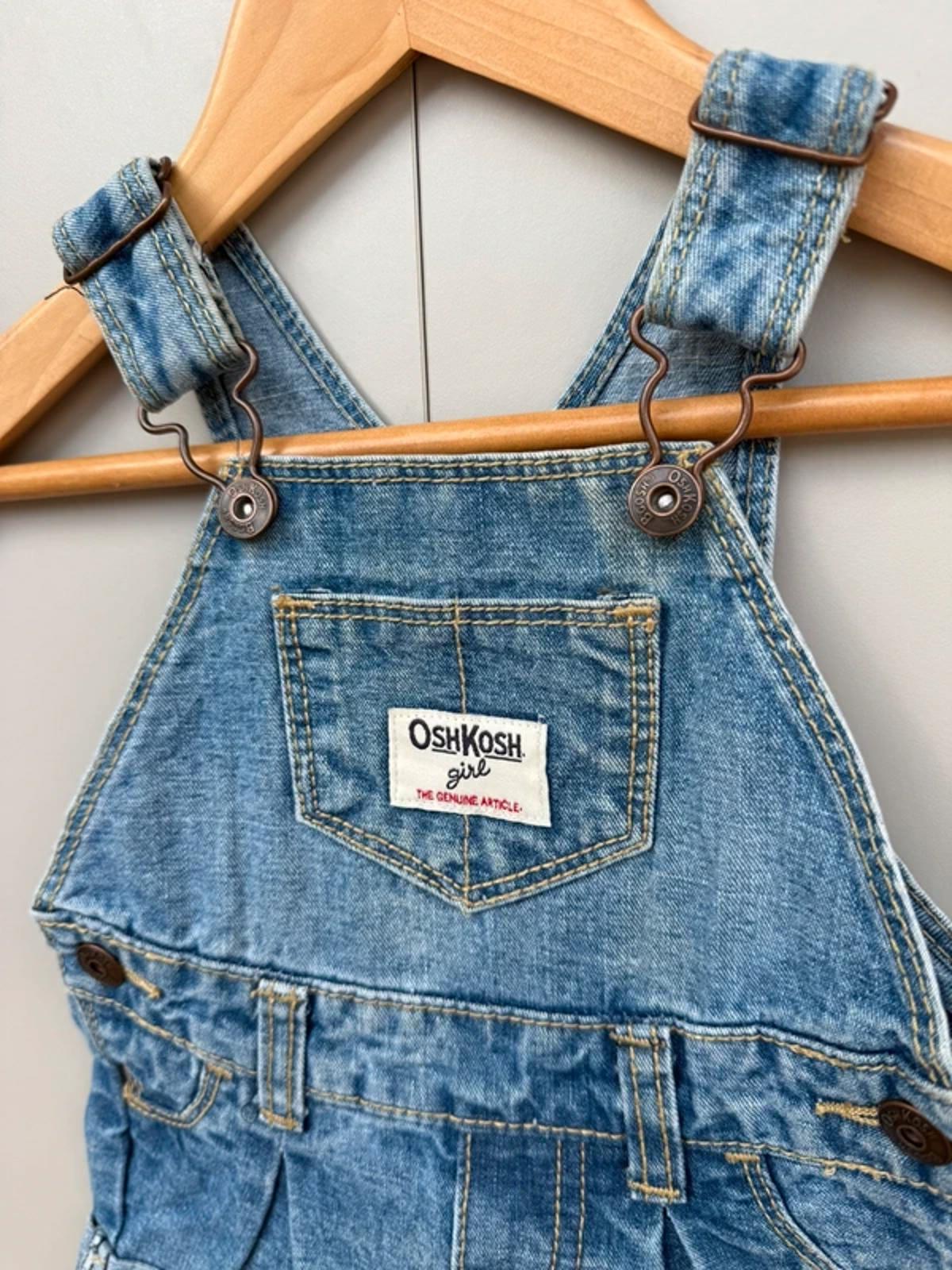 Oshkosh Denim Shortall Dungarees 6M