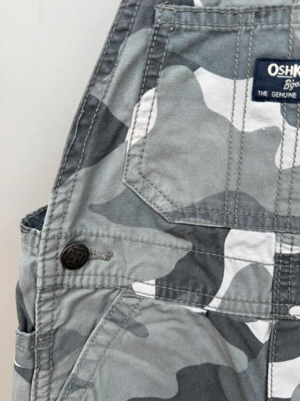 Oshkosh Camouflage Shortall Dungarees 24M