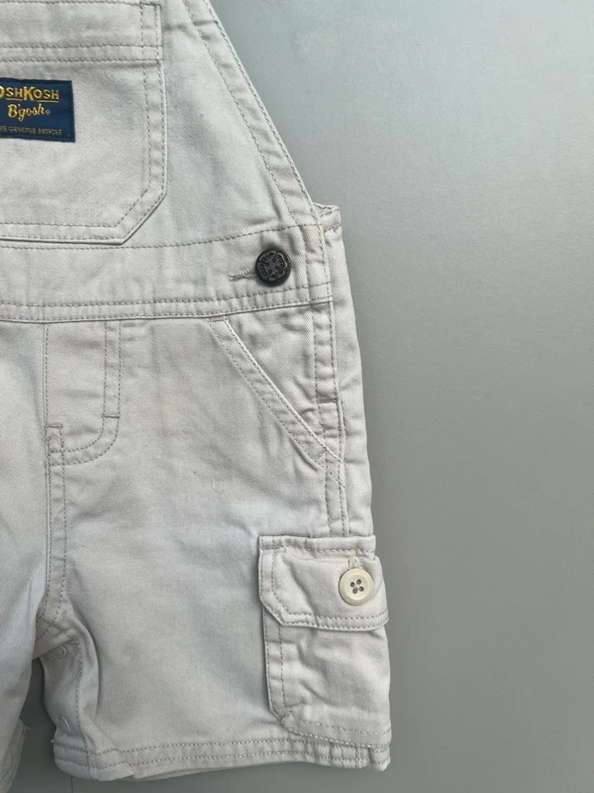 Oshkosh Cargo Stone Shortall Dungarees 9M
