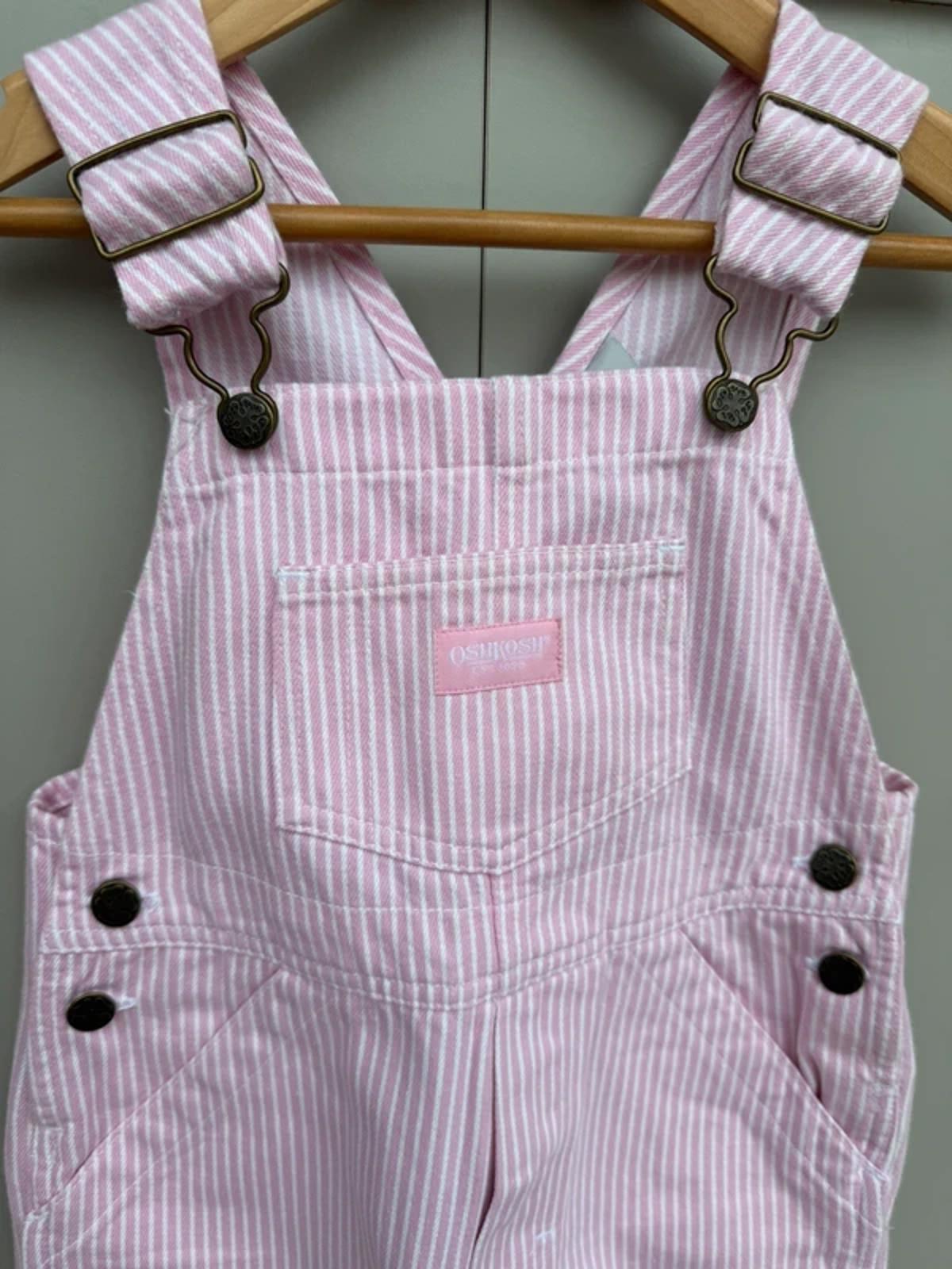 Oshkosh Vintage Rose Hickory Dungarees 3T