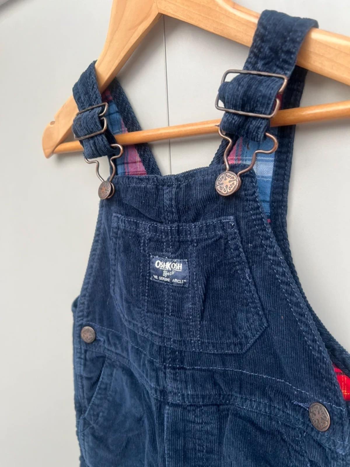 Oshkosh Navy Corduroy Dungarees 2T