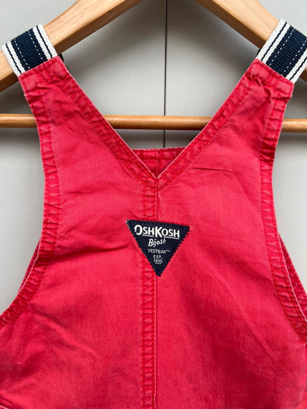 Oshkosh Red Cargo Dungarees 18M