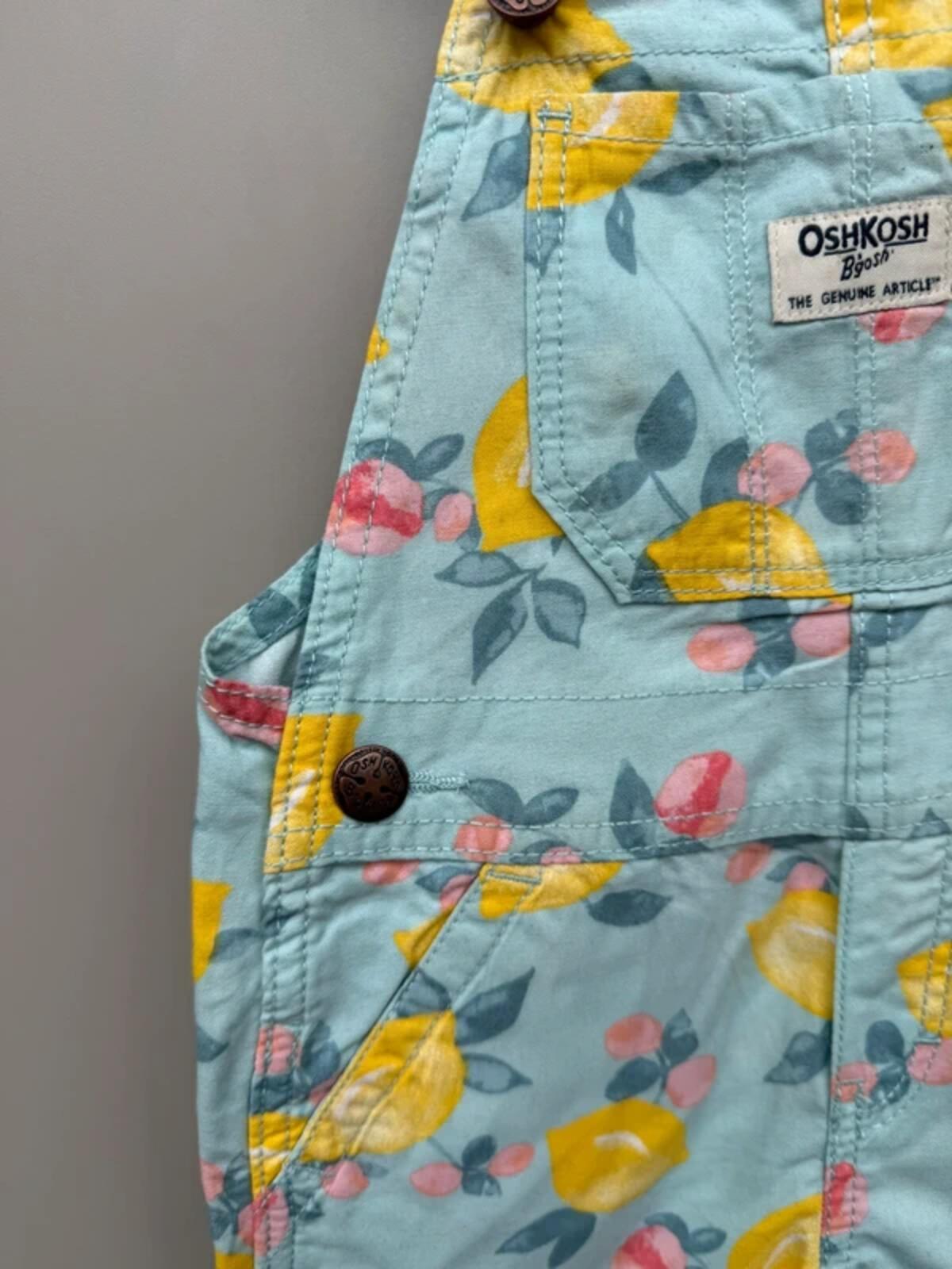 Oshkosh Lemon Shortall Dungarees 3T
