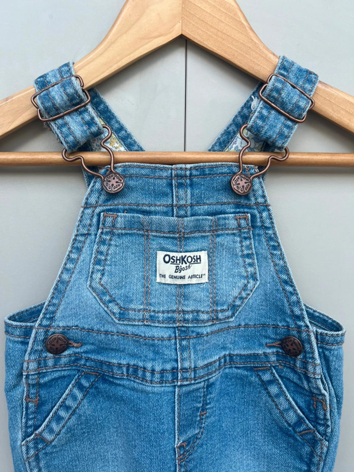 Oshkosh Floral Dungarees 3M