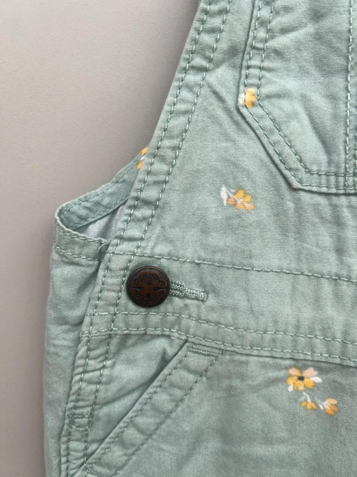 Oshkosh Floral Shortalls 18M