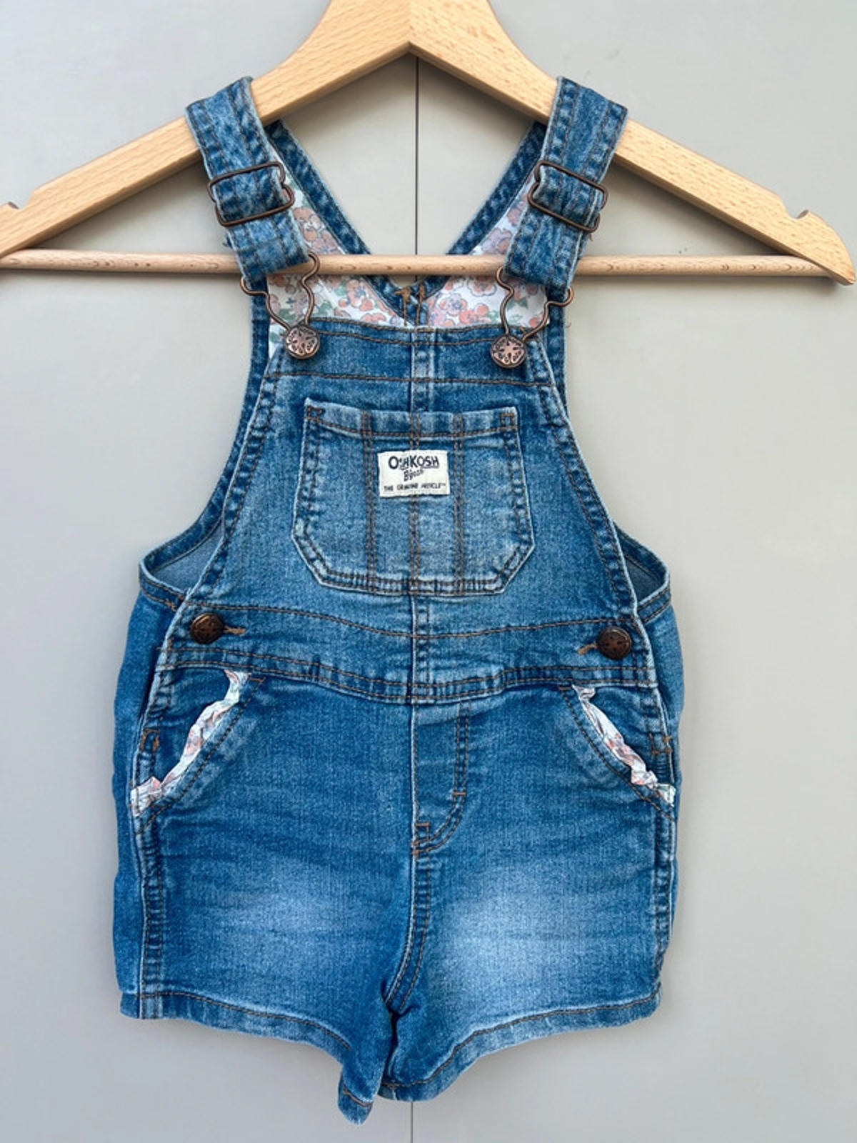 Oshkosh Denim Shortalls 2T