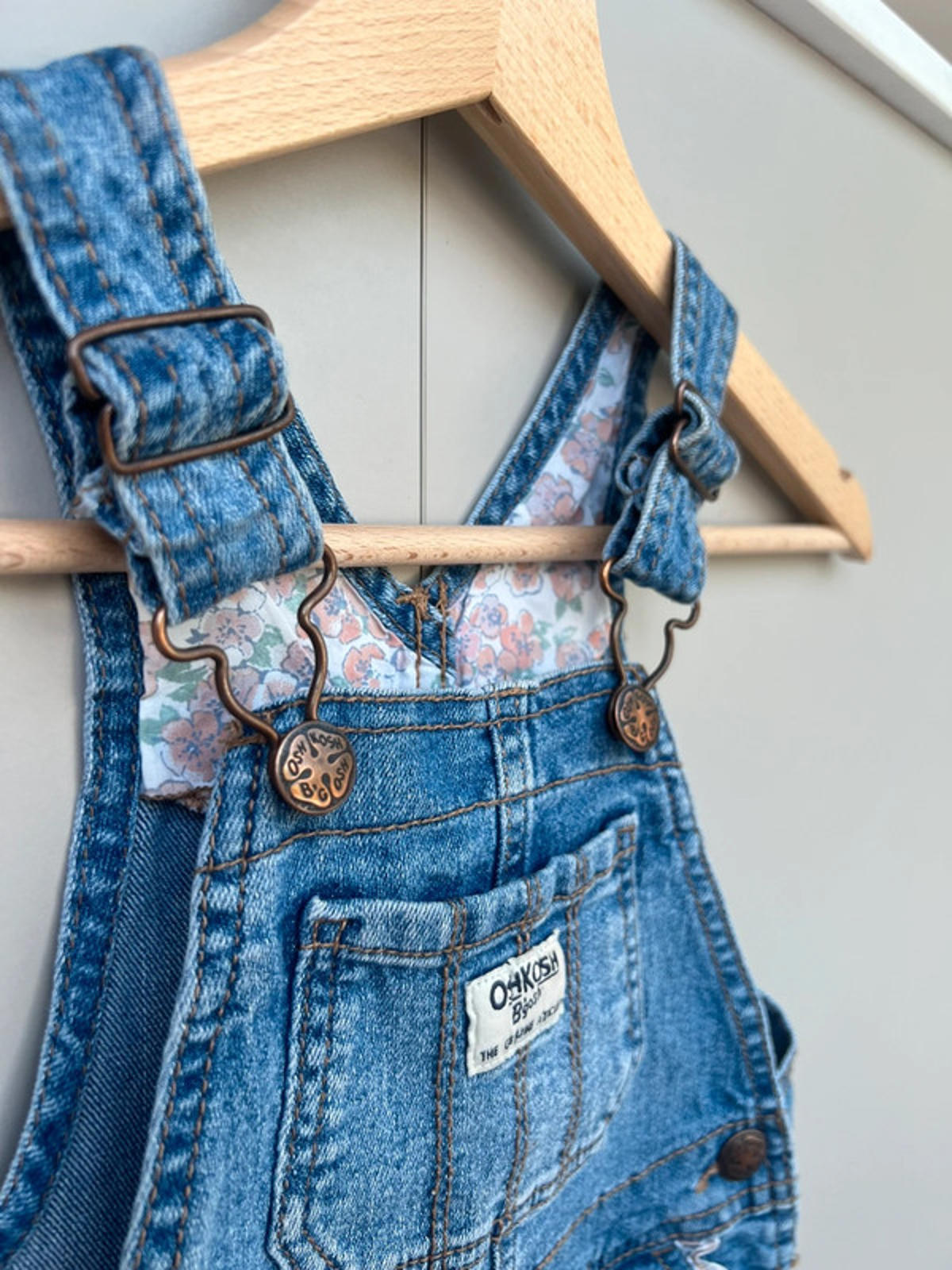 Oshkosh Denim Shortalls 2T