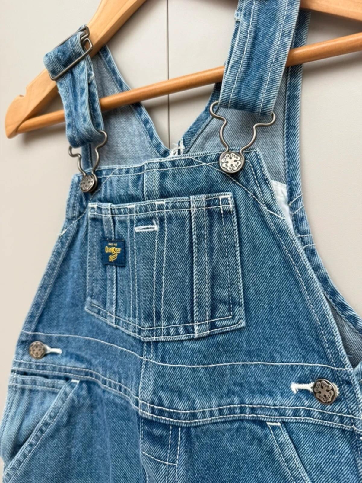 Oshkosh Vintage Dungaree Denim Dress 5T