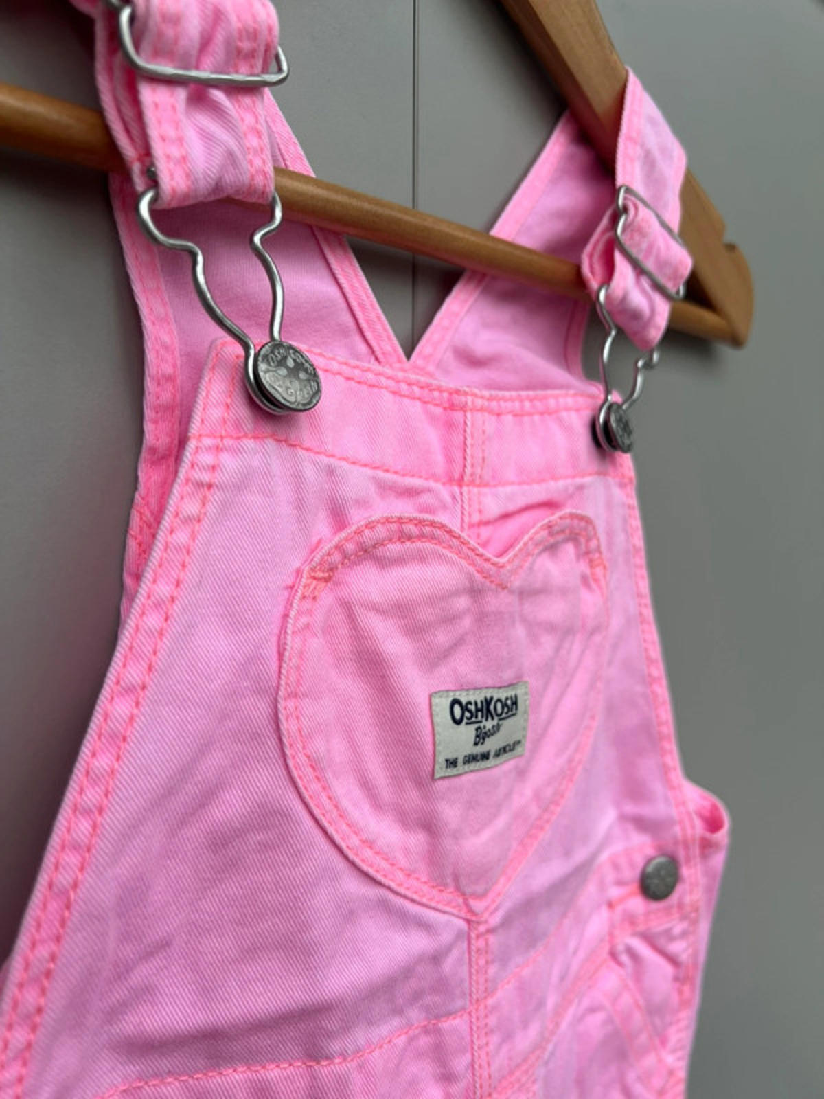 Oshkosh Hot Pink Shortalls 18M