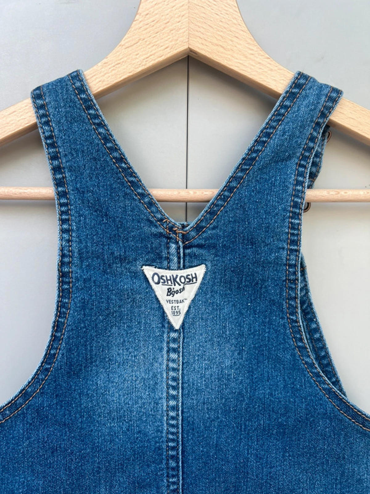 Oshkosh Denim Floral Shortalls 2T