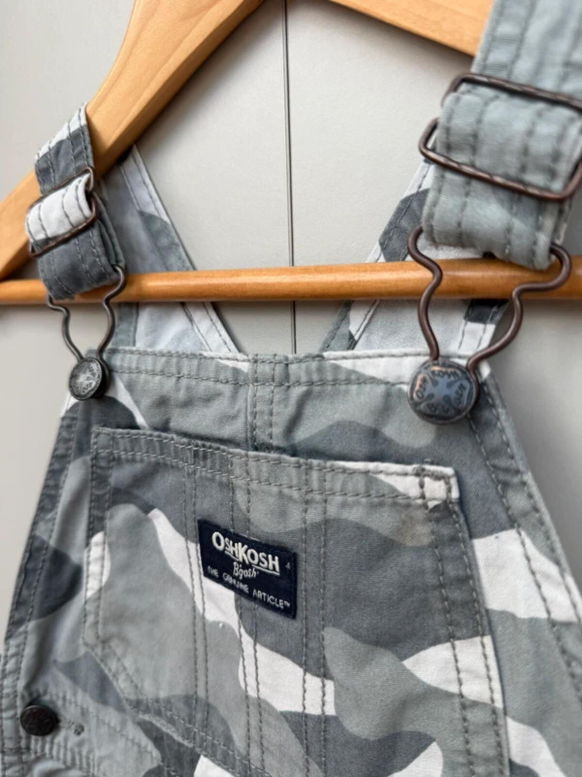 Oshkosh Camouflage Shortall Dungarees 24M