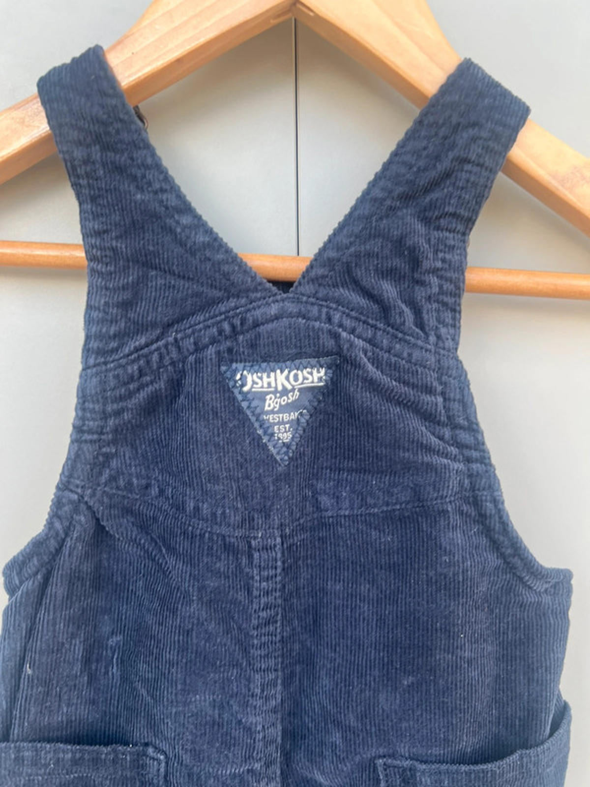 Oshkosh Navy Corduroy Dungarees 9M