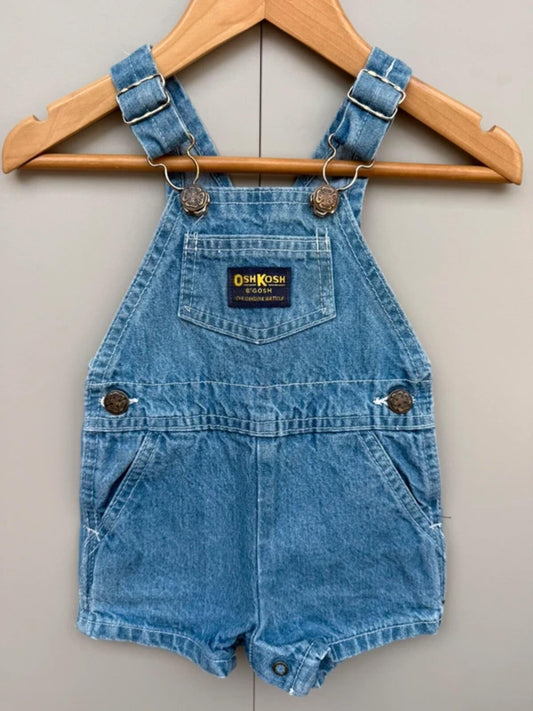Oshkosh Vintage 80s USA Denim Shortalls 6/9M