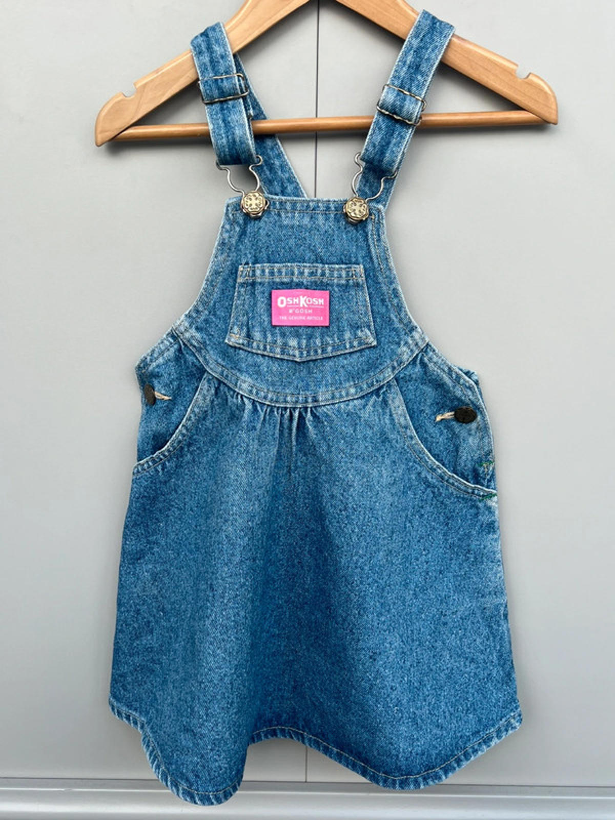 Oshkosh Vintage Dungaree Dress 3T