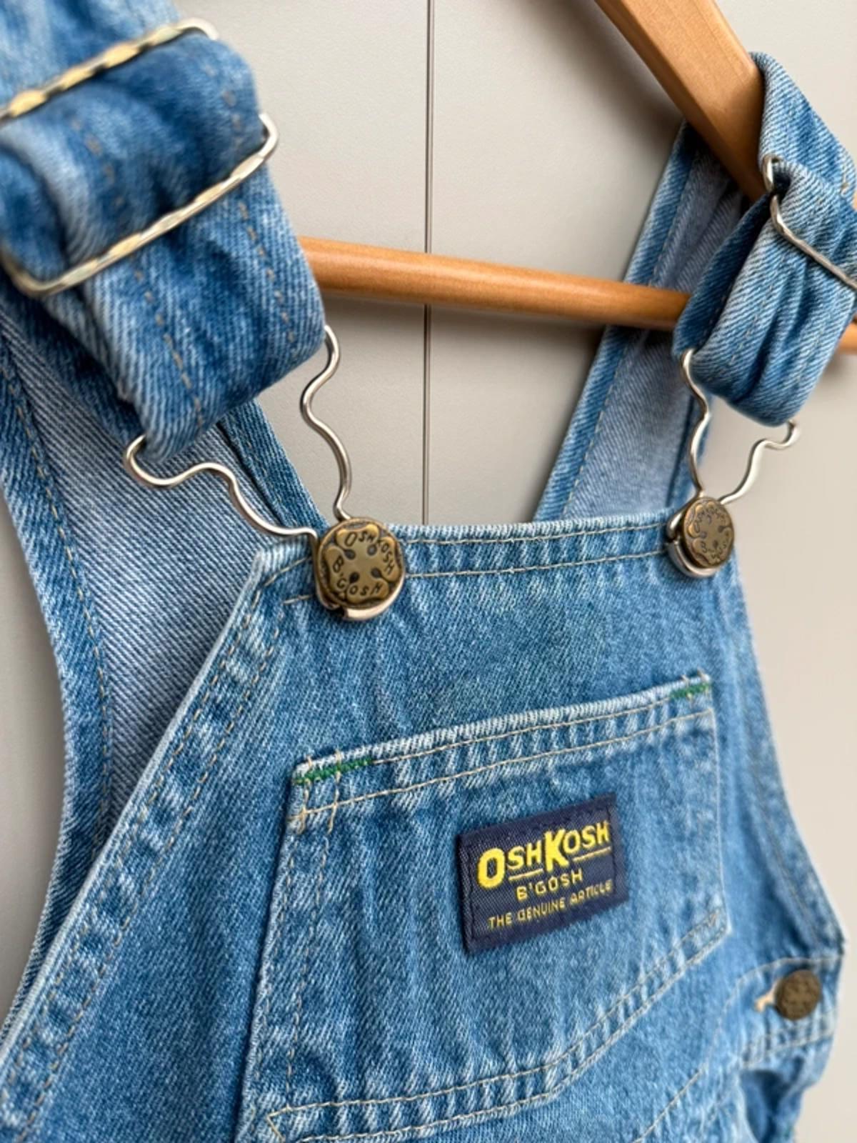 Oshkosh Vintage Denim Shortalls 24M