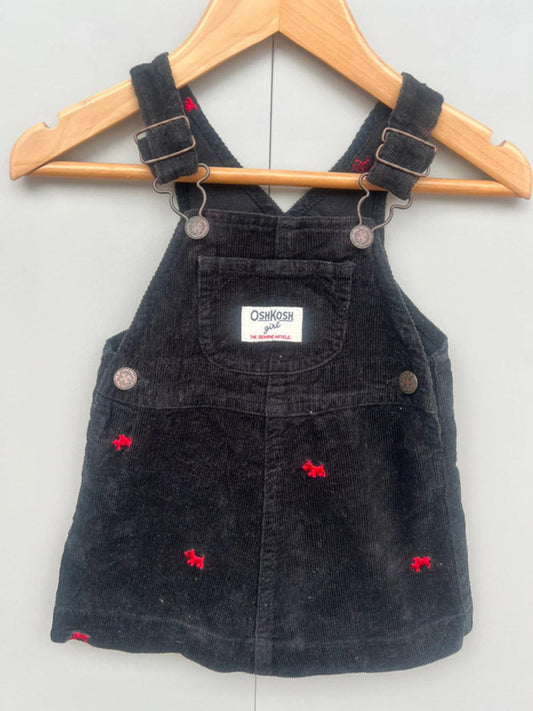 Oshkosh Corduroy Scottie Dog Dress 9M